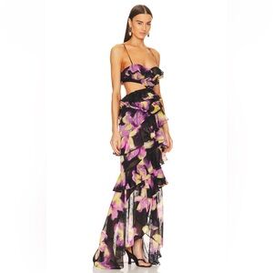 Revolve Abby Gown in Floral NWOT - Small